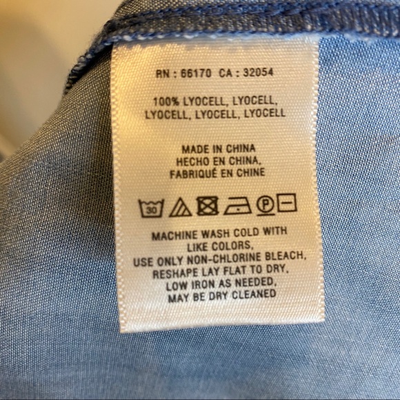 ANTHROPOLOGIE Holding Horses Chambray Dress - Picture 7 of 8